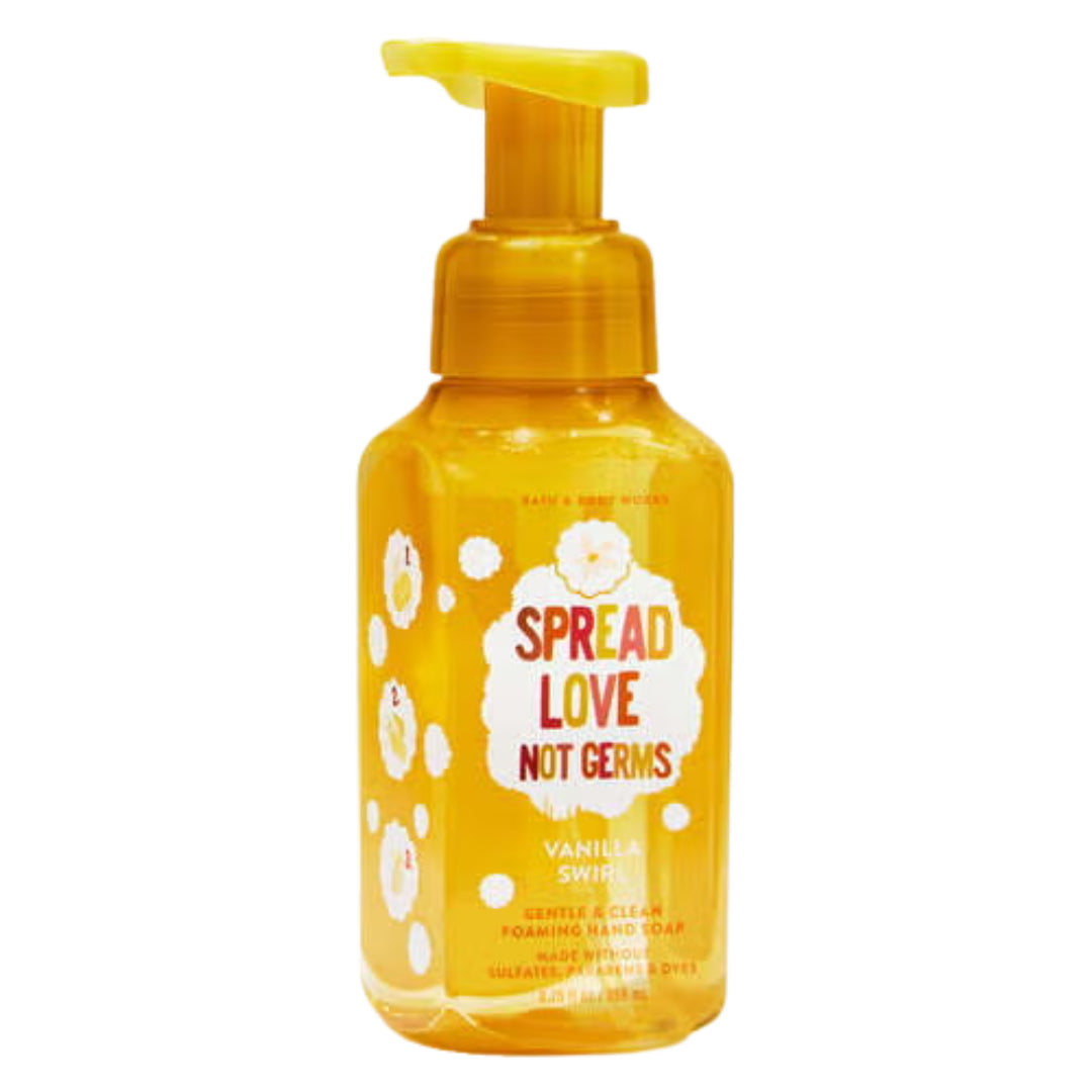 Bath & Body Works Vanilla Swirl Gentle & Clean Foaming Hand Soap, 8.75 fl oz